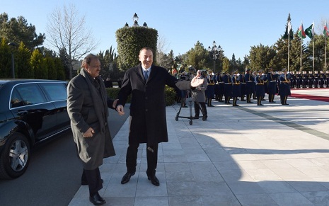 Official welcoming ceremony held in Baku for Pakistan